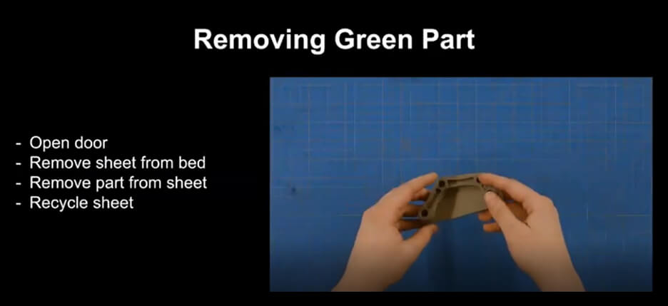 Printing - Removing the Green part